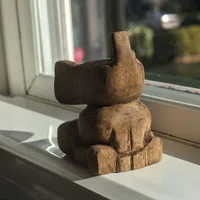 Whittled elephant